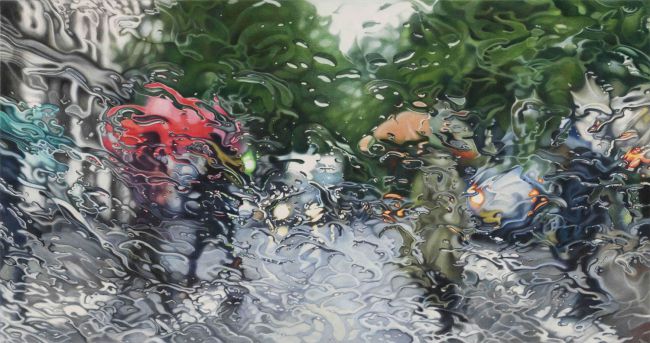 Elizabeth Patterson's coloured pencil work is both photorealistic and impressionistic